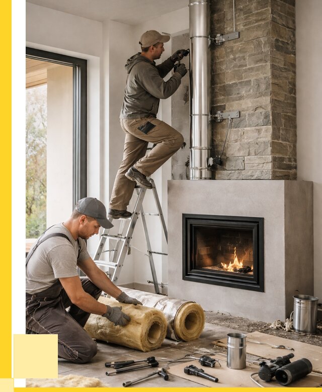 Монтаж дымоходов для каминов в Кондопоге от 15228 р. ЭриданКнп