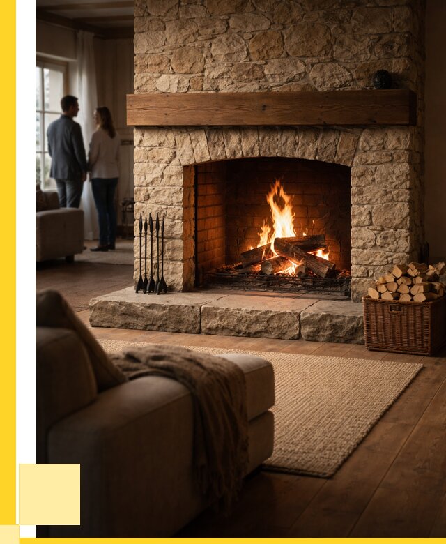 Открытые камины под ключ в Кондопоге от 152280 р. ЭриданКнп