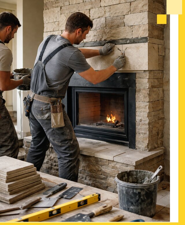 Проектирование и установка открытых каминов в Кондопоге