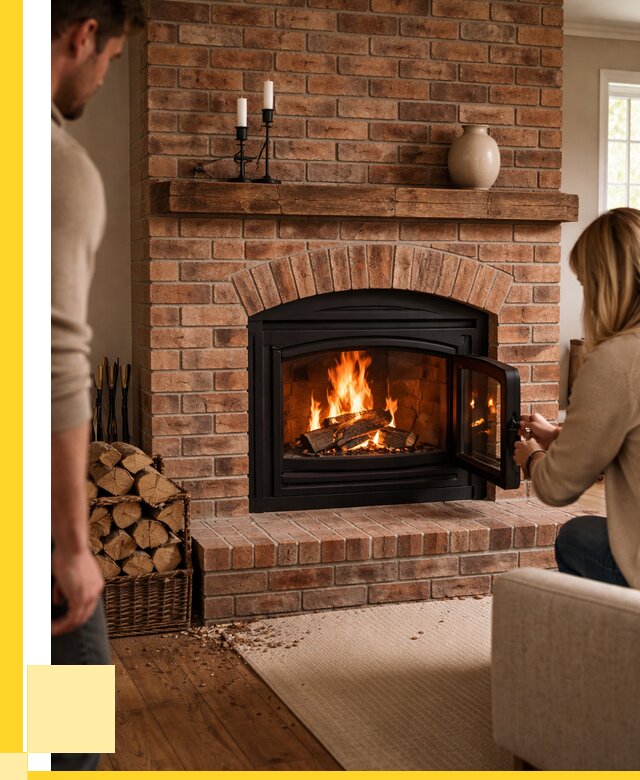 Кирпичные камины под ключ в Кондопоге от 152280 р. | ЭриданКнп