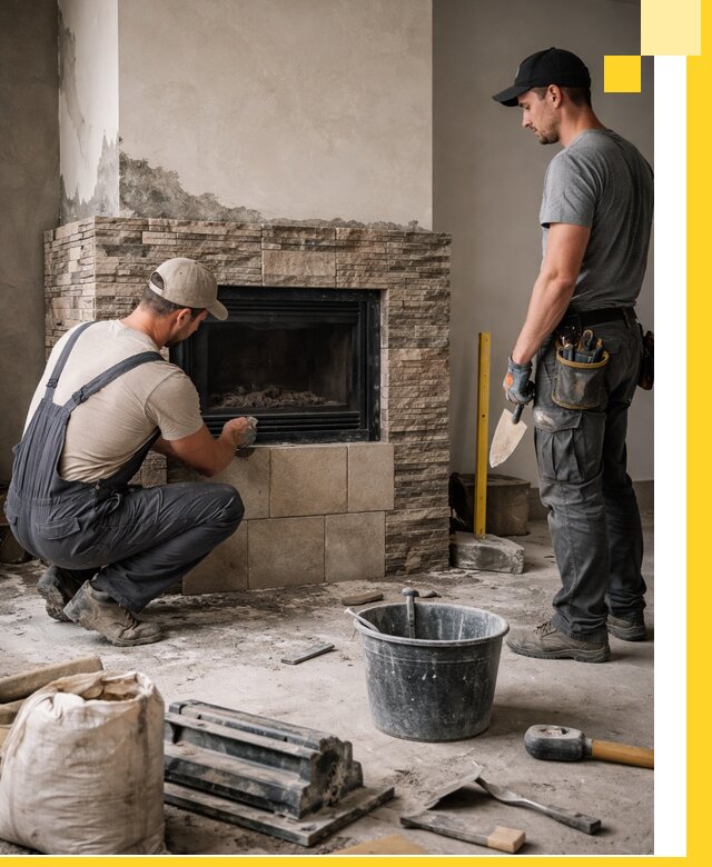 Камины под ключ в Кондопоге: проект, изготовление и монтаж