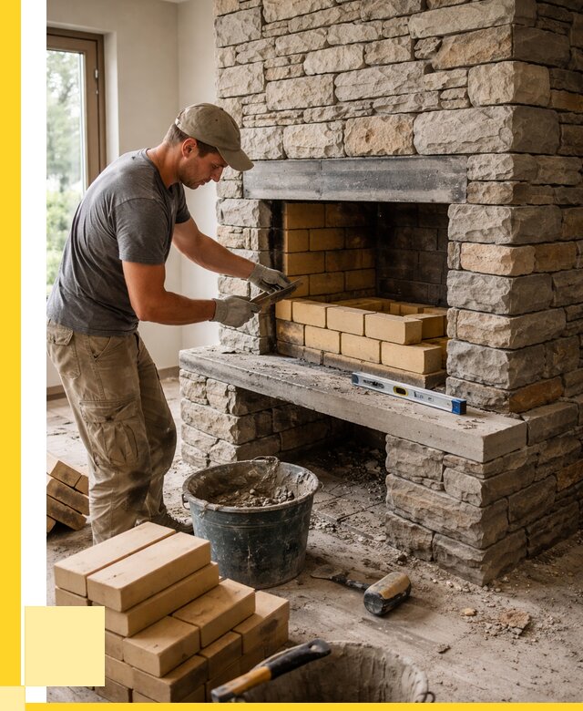 Кладка каминов и камина в Кондопоге от 25380 р. ЭриданКнп