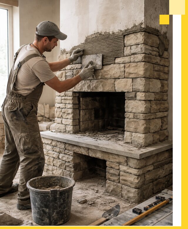 Строительство каминов под ключ в Кондопоге от проектирования до монтажа