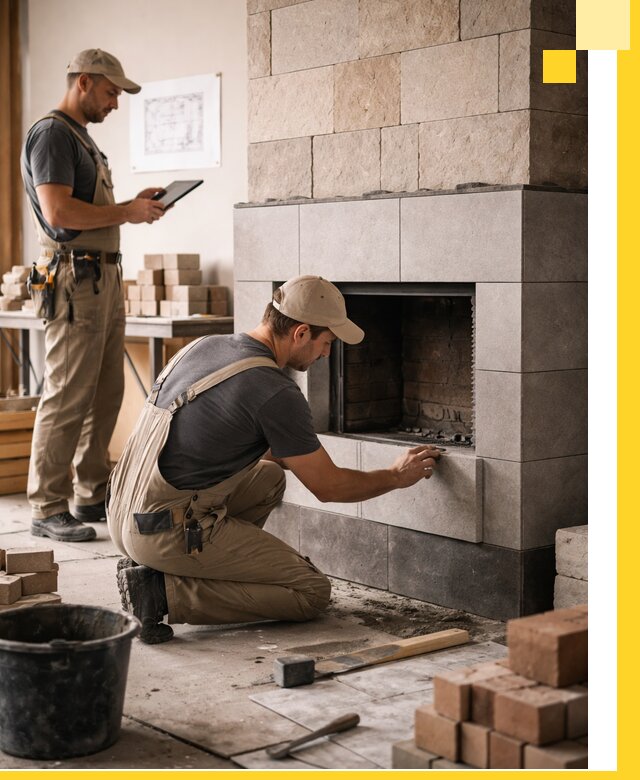 Индивидуальные проекты каминов и каминных систем в Кондопоге