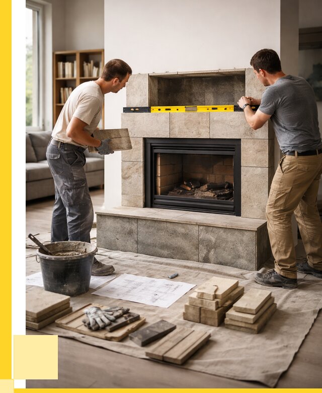 Монтаж каминов и установка в Кондопоге от 45684 р. | ЭриданКнп