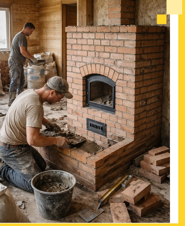 Профессиональное строительство печей в Кондопоге под ключ