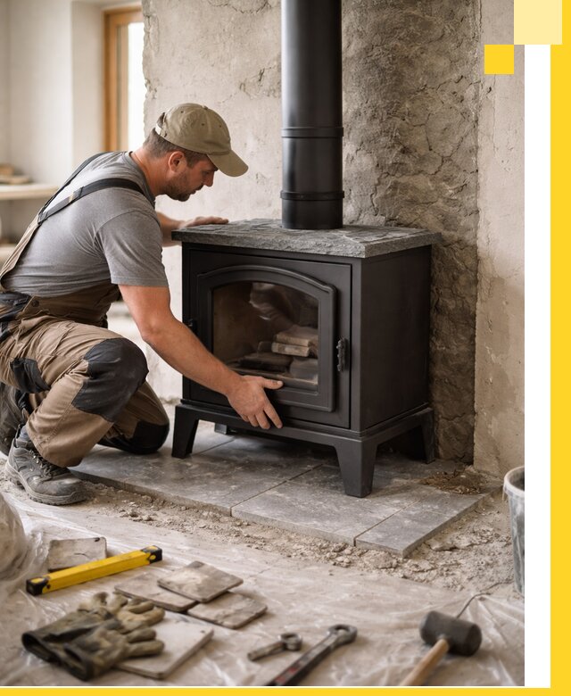 Профессиональный монтаж печей и каминов в Кондопоге под ключ