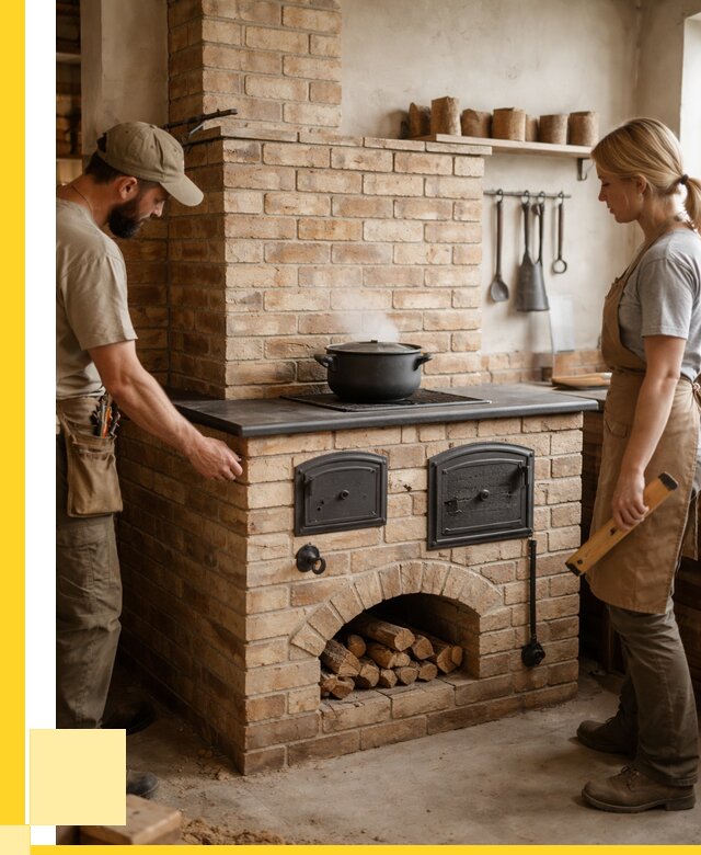 Варочно отопительные печи в Кондопоге от 91368 р. | ЭриданКнп