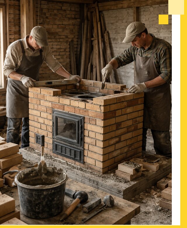 Изготовление и установка варочных печей под ключ в Кондопоге