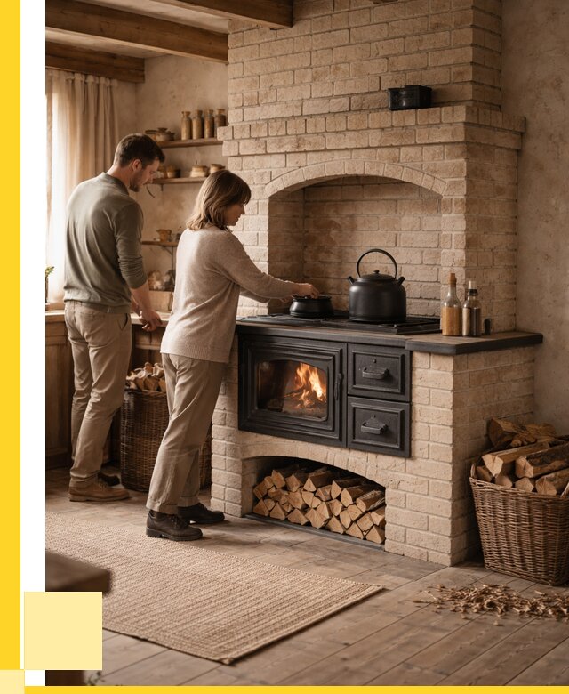 Печи с плитой в Кондопоге от 45684 р. | ЭриданКнп — кирпичная печь