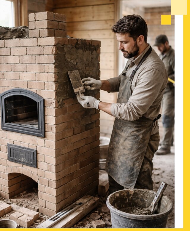 Изготовление и установка печей-шведок под ключ в Кондопоге