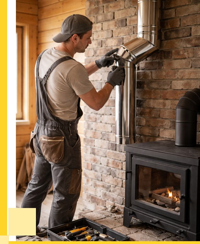 Монтаж дымоходов для печей в Кондопоге от 7614 р. | ЭриданКнп