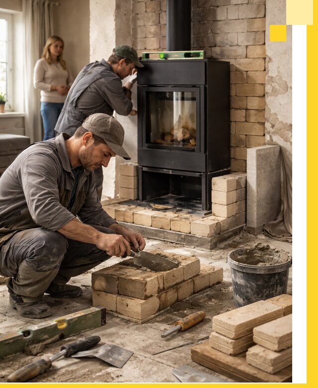 Печи и камины под ключ: проект, установка в Кондопоге