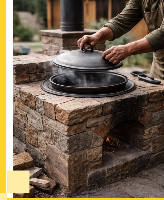 Печи для казана в Кондопоге по цене от 18274 р. | ЭриданКнп