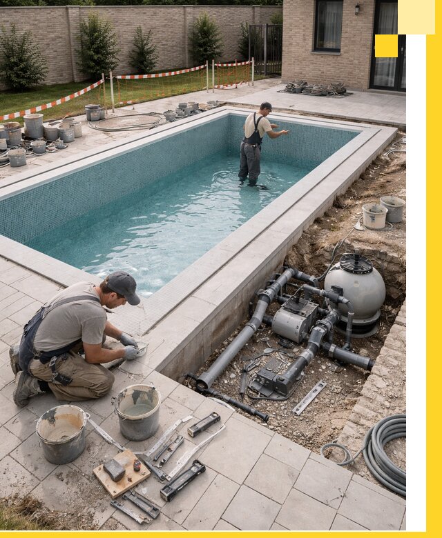 Строительство бассейнов под ключ в Кондопоге: проекты и монтаж