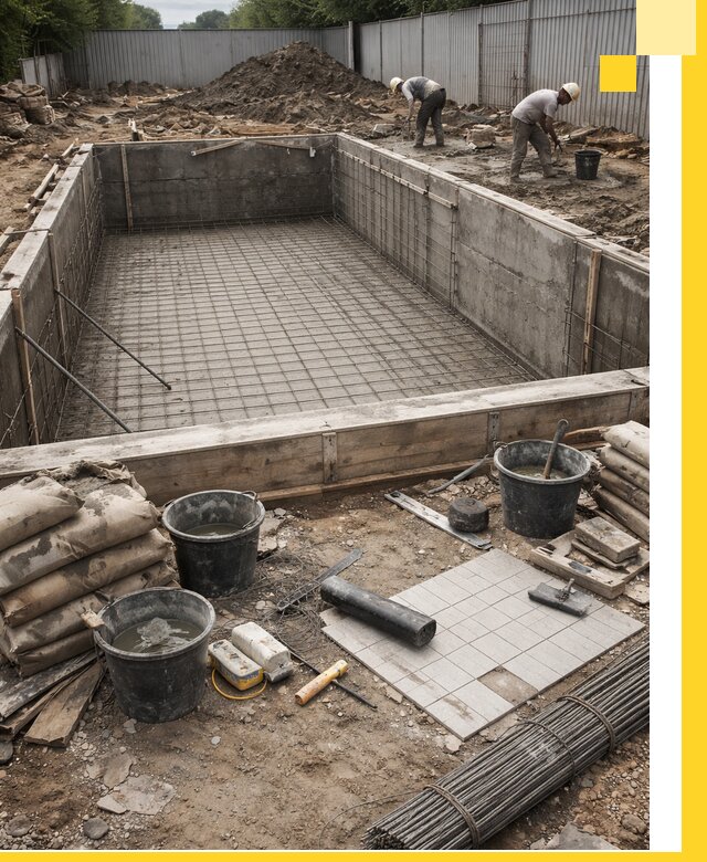 Строительство бассейнов под ключ в Кондопоге, дизайн и монтаж