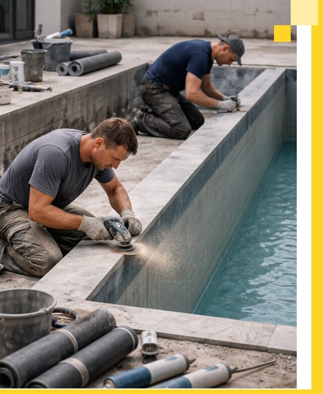 Профессиональный ремонт бассейнов под ключ в Кондопоге