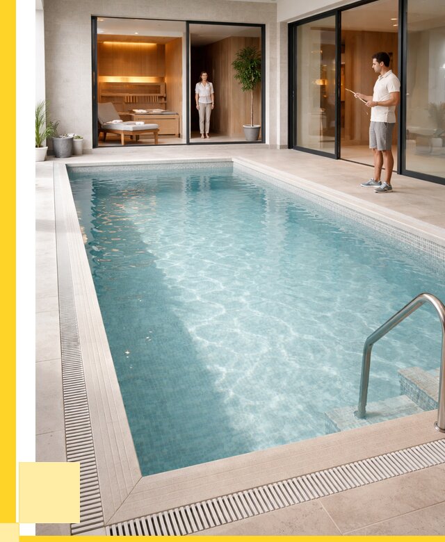 Отделка бассейна пленкой ПВХ в Кондопоге от 3553 р. - ЭриданКнп