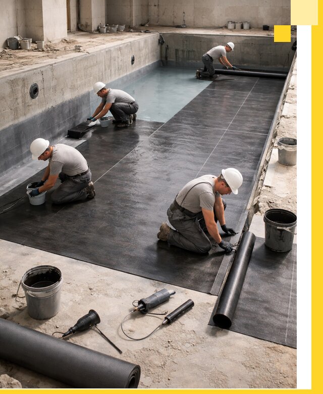 Профессиональная гидроизоляция бассейнов и чаш в Кондопоге под ключ