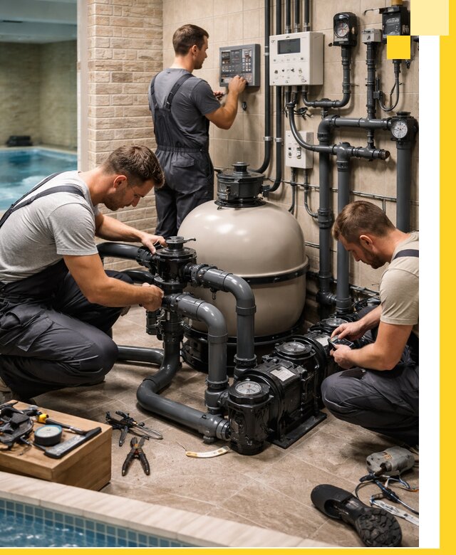 Комплексное оборудование для бассейнов под ключ в Кондопоге