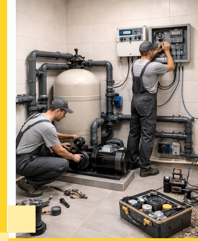 Монтаж оборудования для бассейнов в Кондопоге от 40608 р. | ЭриданКнп