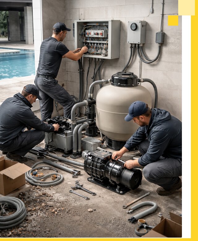 Профессиональный монтаж оборудования для бассейнов в Кондопоге