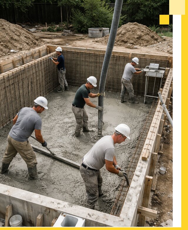 Строительство бетонных бассейнов под ключ в Кондопоге