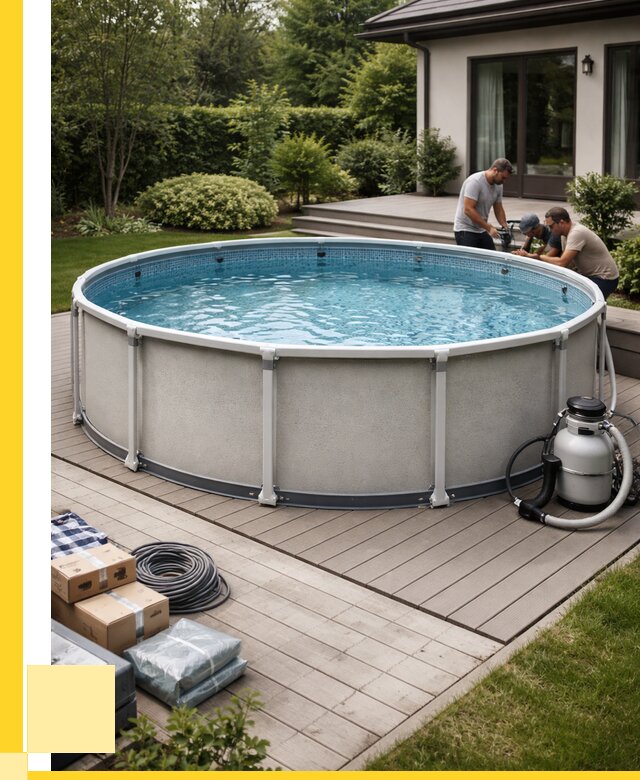 Купить каркасные бассейны в Кондопоге от 45684 р. | ЭриданКнп