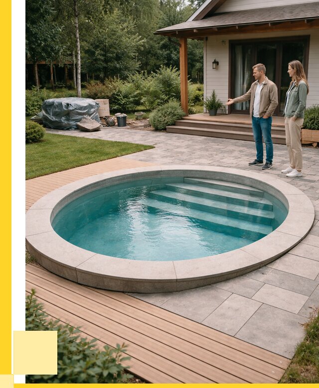 Бассейн на даче под ключ в Кондопоге от 203040 р., ЭриданКнп