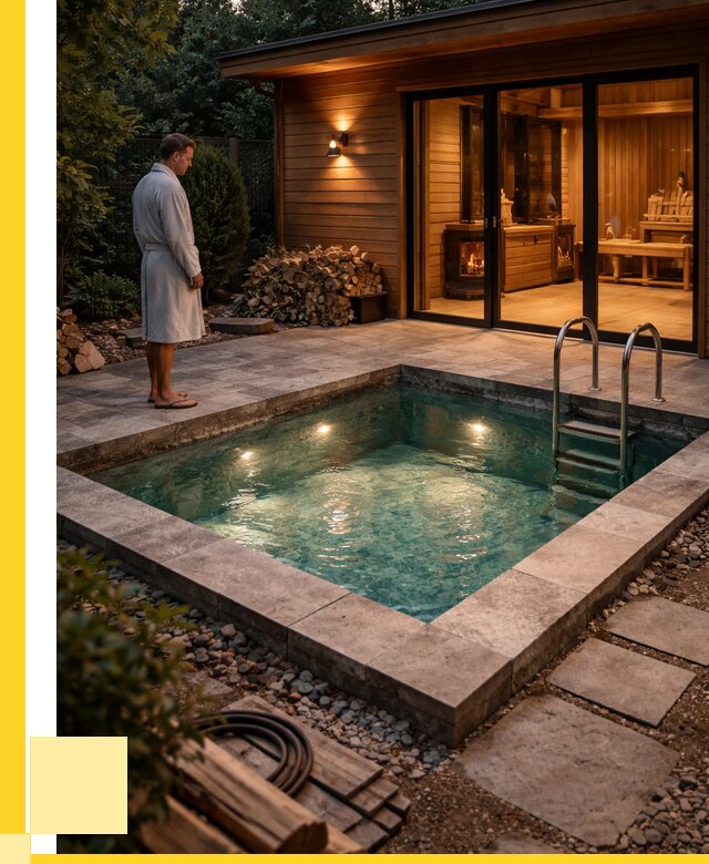 Бани с бассейном под ключ в Кондопоге от 96444 р. | ЭриданКнп