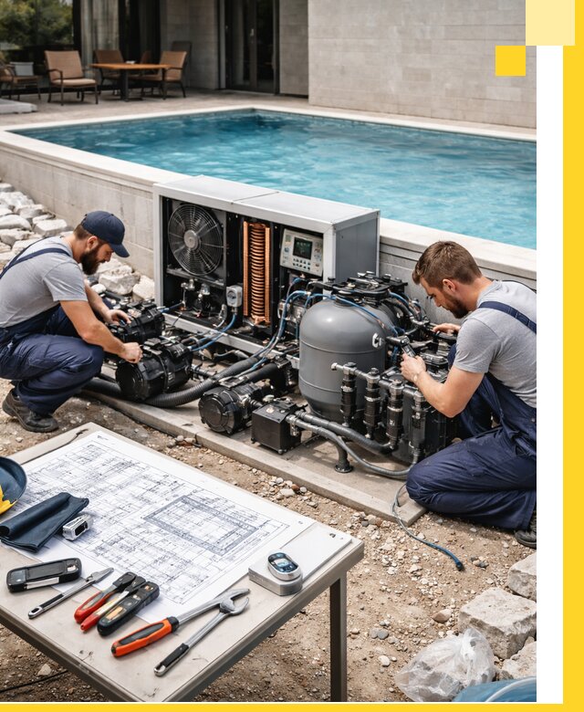 Проектирование и монтаж бассейнов с подогревом в Кондопоге