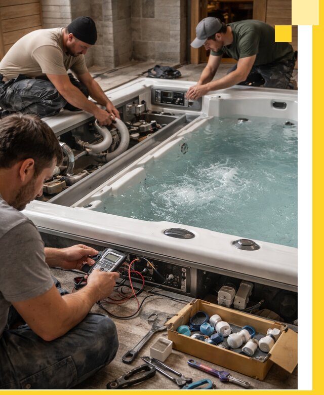 Гидромассажные бассейны под ключ в Кондопоге, дизайн и монтаж