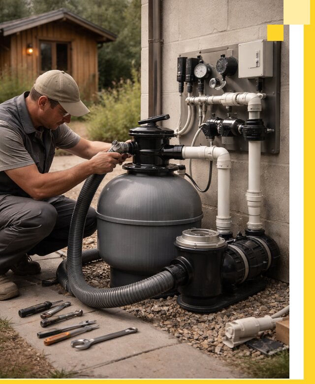 Продажа и монтаж фильтров и насосов для бассейнов в Кондопоге