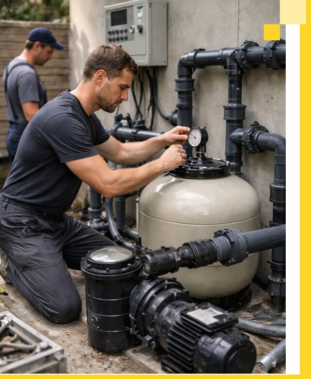 Поставка и монтаж фильтровального оборудования для бассейнов в Кондопоге