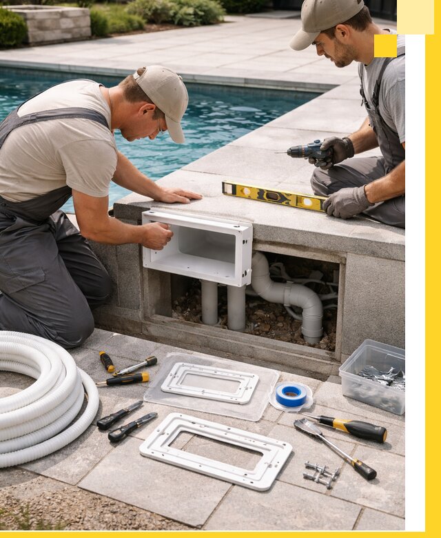 Поставка и установка скиммеров для бассейнов в Кондопоге