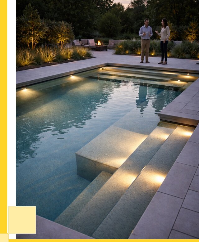 Освещение бассейнов в Кондопоге под ключ от 25380 р. | ЭриданКнп