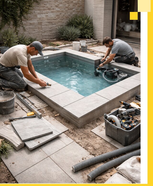 Мини бассейны под ключ в Кондопоге, дизайн и установка