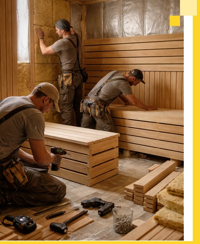 Профессиональное строительство саун под ключ в Кондопоге