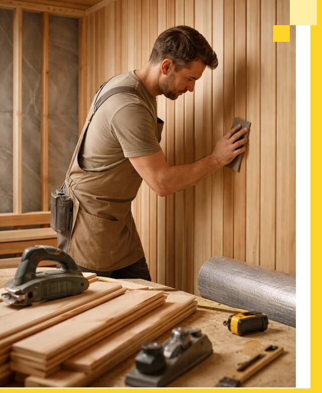 Профессиональная отделка саун и парных под ключ в Кондопоге