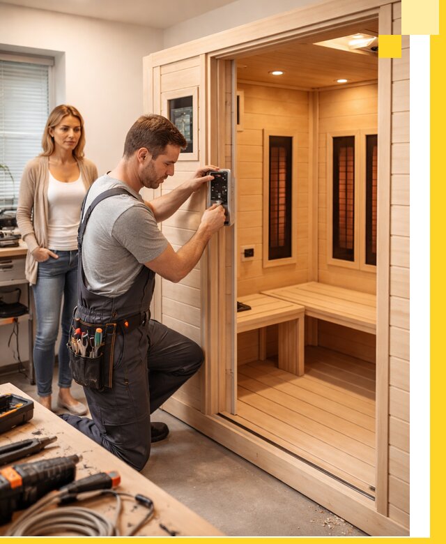 Инфракрасные сауны под ключ в Кондопоге продажа и установка