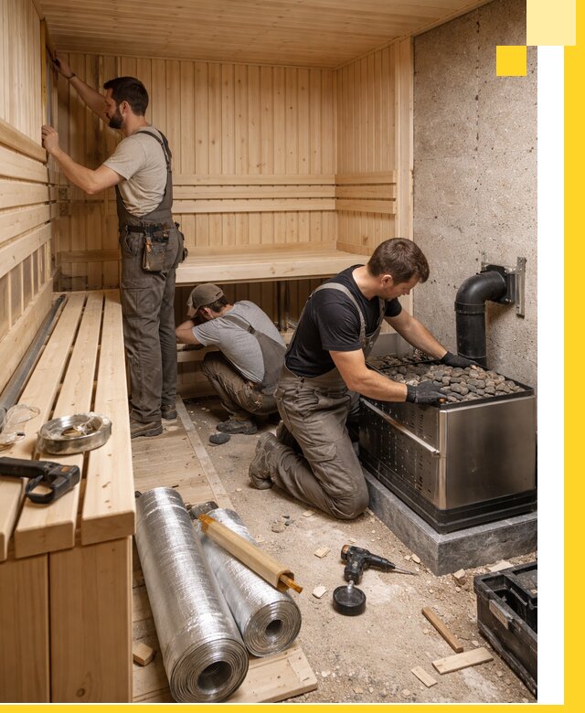 Индивидуальные сауны на заказ в Кондопоге под ключ, проект и монтаж