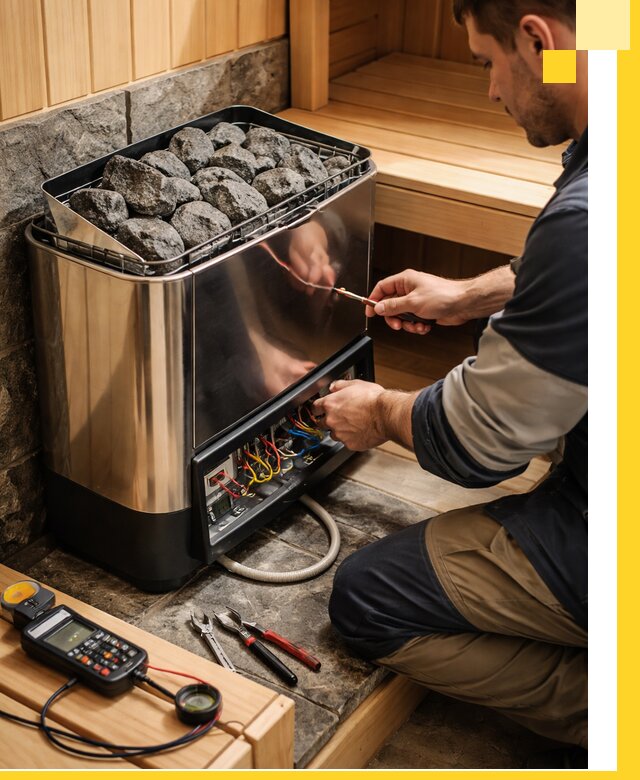 Продажа и установка электрокаменок для саун в Кондопоге