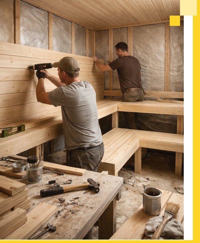 Профессиональная отделка бань и саун под ключ в Кондопоге