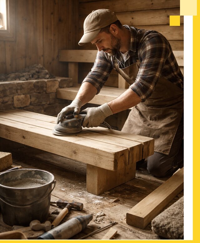 Ремонт бань под ключ в Кондопоге с гарантией качества и сроков