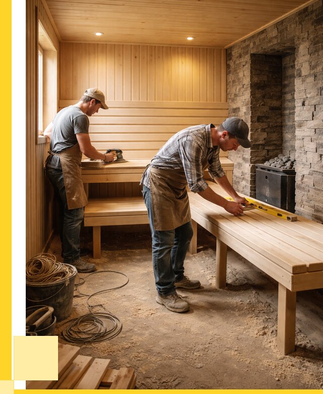 Отделка бани в Кондопоге: внутренняя отделка от 3046 р. | ЭриданКнп