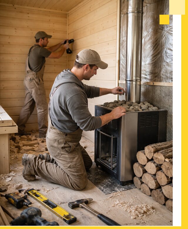 Строительство деревянных бань под ключ в Кондопоге проекты и монтаж