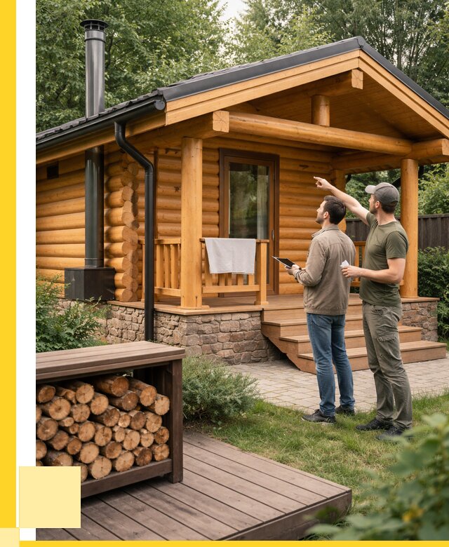 Бани для дачи под ключ в Кондопоге от 253800 р. | ЭриданКнп