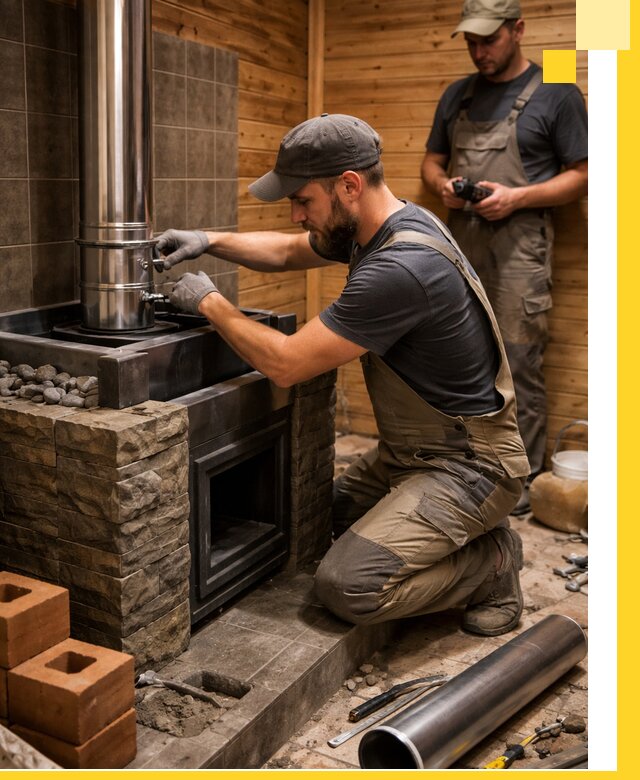 Изготовление и установка банных печей под ключ в Кондопоге