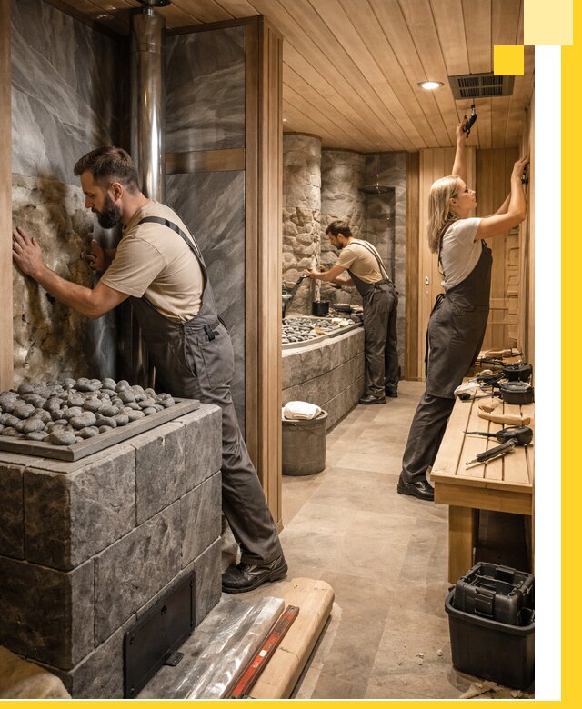 Строительство бань и SPA процедур в Кондопоге под ключ и отделкой