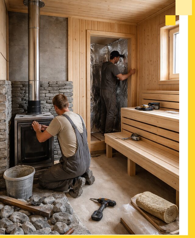 Строительство и изготовление бань под ключ в Кондопоге